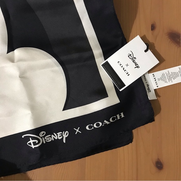 Disney X Coach Mickey Mouse Silk Bandana - Picture 5 of 7